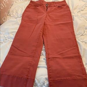 Cute red Capri pants